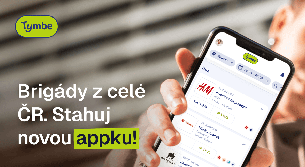 Tymbe mobilní aplikace